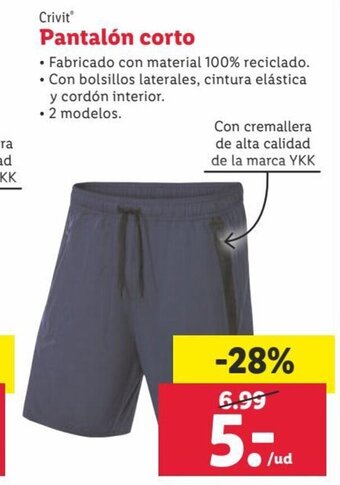 Lidl Pantalón Corto oferta