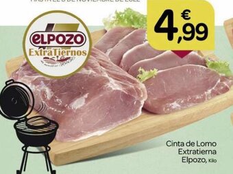 Supermercados El Jamón Cinta de Lomo Extratierna Elpozo oferta