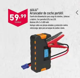 ALDI Auto xs arrancador de coche portátil oferta