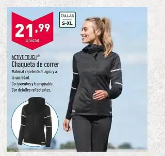 ALDI Active touch chaqueta de correr tallas s-xl oferta