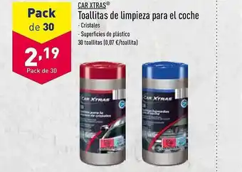 Car xtras toallitas de limpieza para el coche