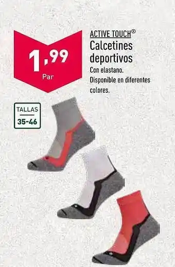 ALDI Active touch calcetines deportivos oferta