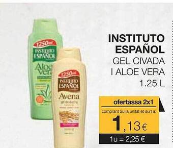 Instituto español gel civada i aloe vera