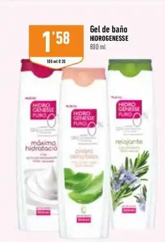 Supermercados Deza Gel de baño hidrogenesse oferta