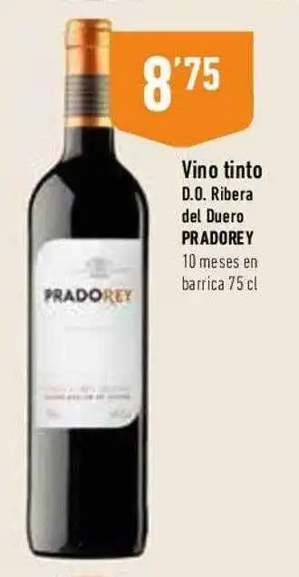 Supermercados Deza Vino tinto d.o ribera del duero pradorey oferta