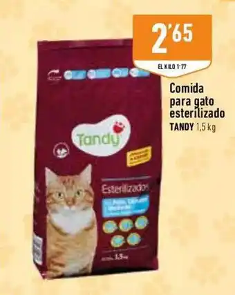 Supermercados Deza Comida para gato esterilizado tandy oferta