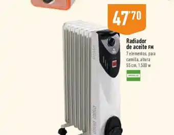 Supermercados Deza Radiador de aceite fm oferta