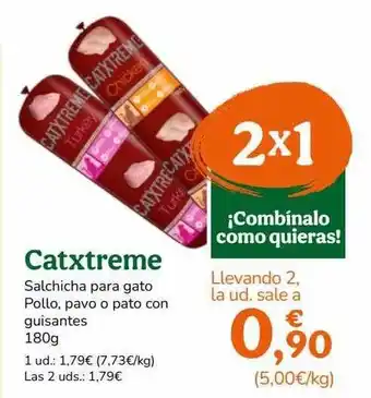 TiendAnimal Catxtreme salchicha para gato oferta