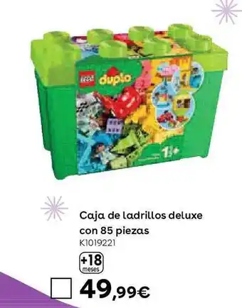 ToysRus Caja de ladrillos deluxe con 85 piezas oferta