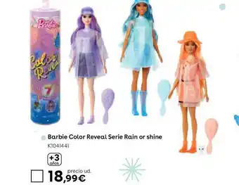 ToysRus Barbie color reveal serie rain o shine oferta