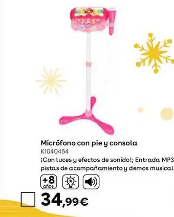 ToysRus Micrófono con pie y consola oferta