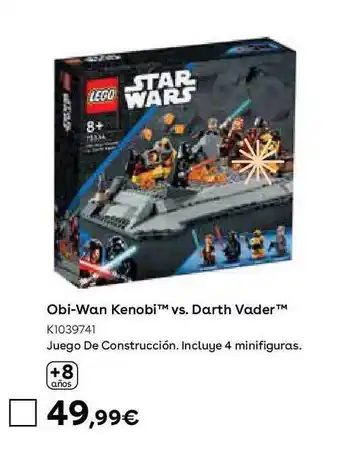 ToysRus Lego star wars obi-wan kenobi vs darth vader oferta