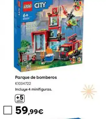 ToysRus Lego city parque de bomberos oferta
