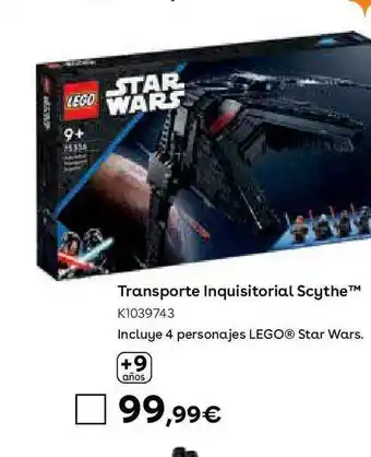 ToysRus Lego star wars transporte inquisitorial scythe oferta