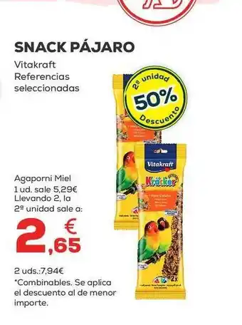 Kiwoko Snack pájaro vitakraft referencias seleccionadas oferta