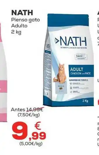 Kiwoko Nath pienso gato adulto oferta