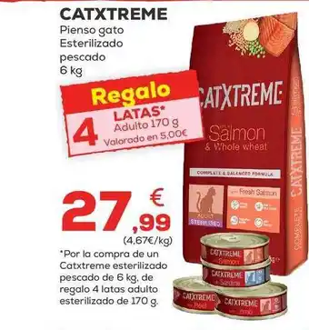 Kiwoko Catxtreme pienso gato esterilizado pescado 6 kg oferta