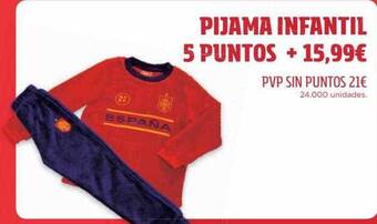 Carrefour Pijama infantil 5 puntos oferta