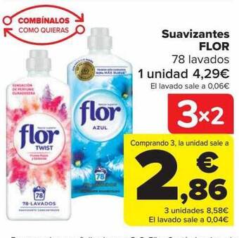 Carrefour Suavizante flor oferta