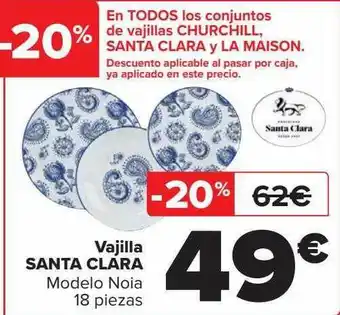 Carrefour Vajilla santa clara modela noia oferta