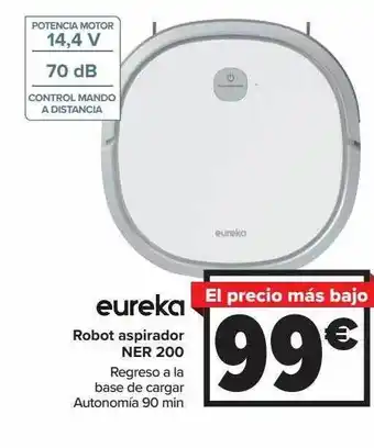 Carrefour Eureka robot aspirador ner 200 oferta