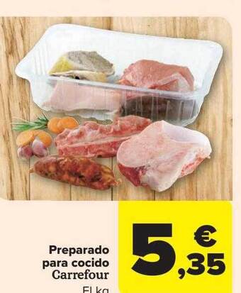 Carrefour Preparado para cocido carrefour el kg oferta