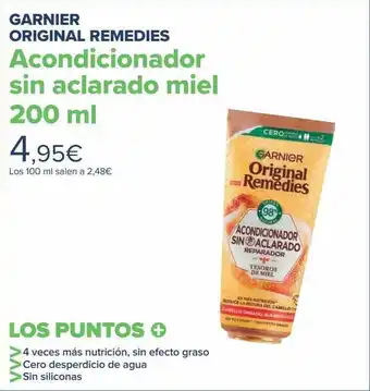 Carrefour Garnier original remedies acondicionador sin aclarado miel oferta