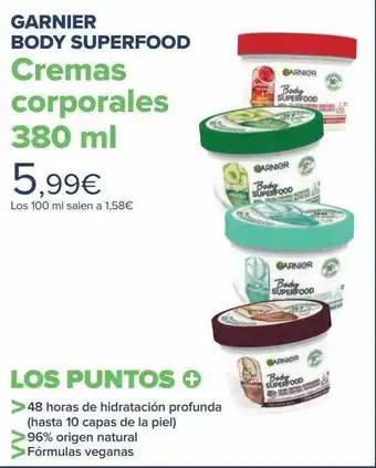 Carrefour Garnier body superfood oferta
