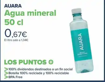 Carrefour Auara agua mineral oferta