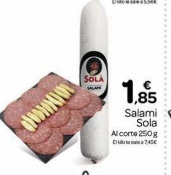 Supermercados El Jamón Salami Sola oferta
