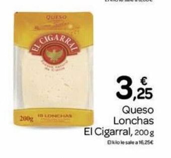 Supermercados El Jamón Queso Lonchas El Cigarral oferta