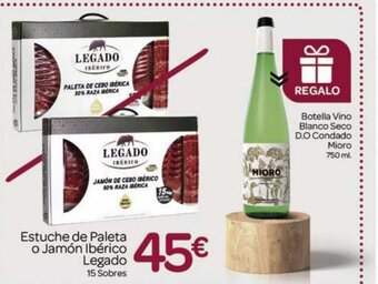 Supermercados El Jamón Estuche de Paleta o Jamón Ibérico Legado oferta