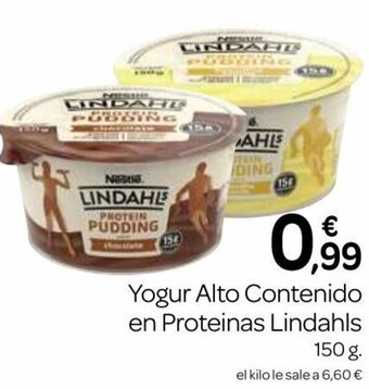 Supermercados El Jamón Yogur Alto Contenido en Proteinas Lindahls oferta