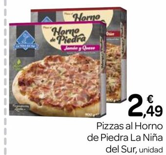 Supermercados El Jamón Pizzas al Horno de Piedra La Niña del Sur oferta