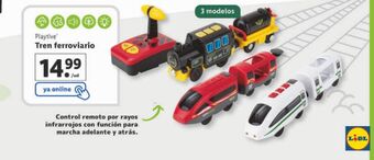 Lidl Tren de juguete playtive oferta