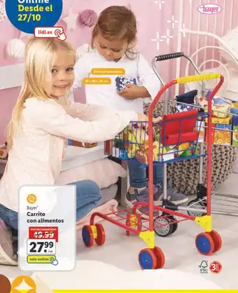 Lidl Carrito compra juguete oferta