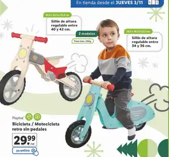 Lidl Bicicleta infantil playtive oferta