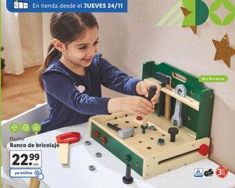 Lidl Banco de trabajo juguete playtive oferta