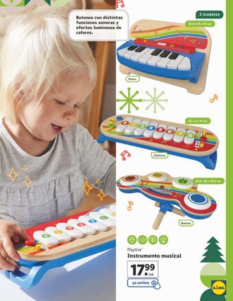 Lidl Instrumentos musicales de juguete playtive oferta
