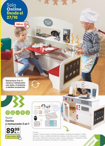 Lidl Cocina de juguete playtive oferta