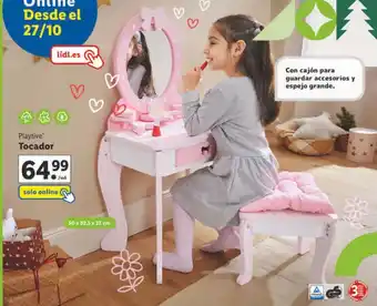 Lidl Tocador para niñas playtive oferta
