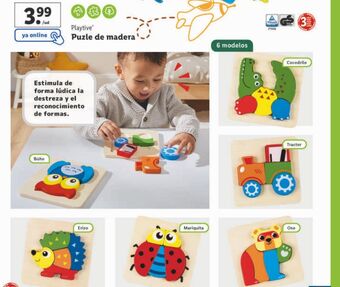 Lidl Juguetes de madera playtive oferta