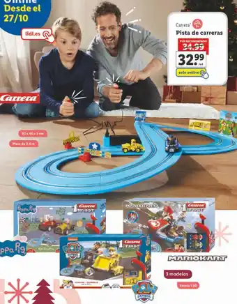 Lidl Pistas de coches carrera oferta