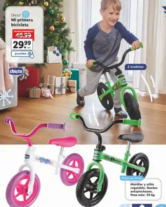 Lidl Bicicleta infantil chicco oferta
