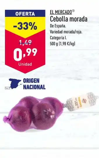 ALDI Cebolla morada oferta