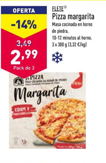 ALDI Pizza Margarita oferta