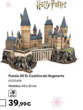 ToysRus Puzzle 3d el castillo de hogwarts oferta