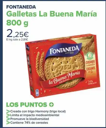 Carrefour Fontaneda galletas la buena maría oferta