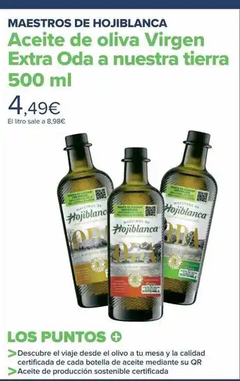 Carrefour Maestros de hojiblanca aceite de oliva virgen extra oda a nuestra tierra oferta