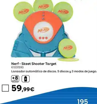 ToysRus Nerf - skeet shooter target oferta